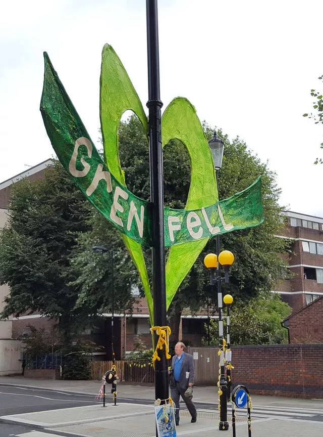 A Grenfell memorial