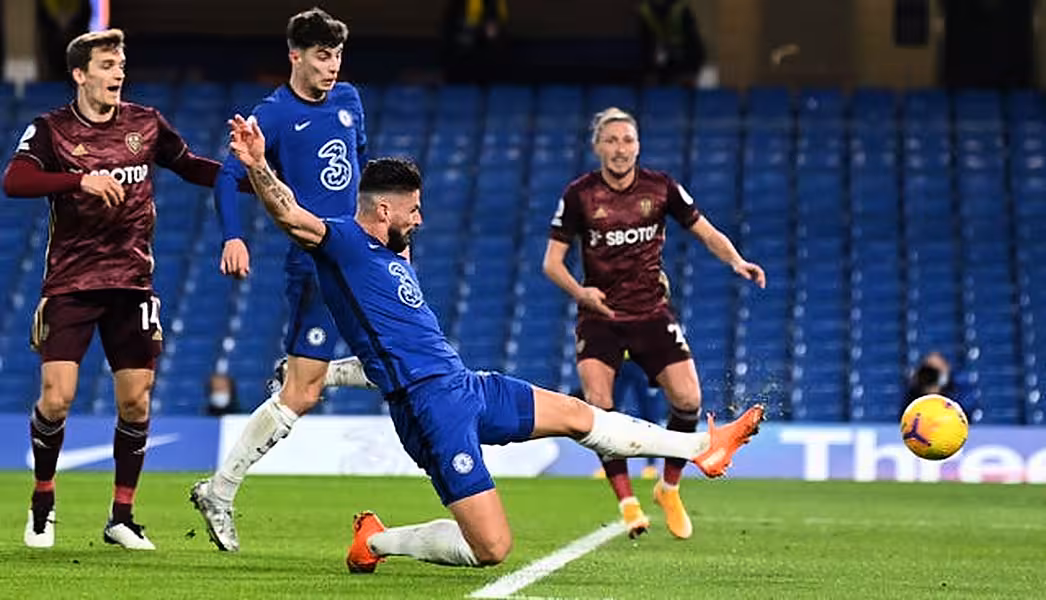 Olivier Giroud took his tally to five goals in two games this week