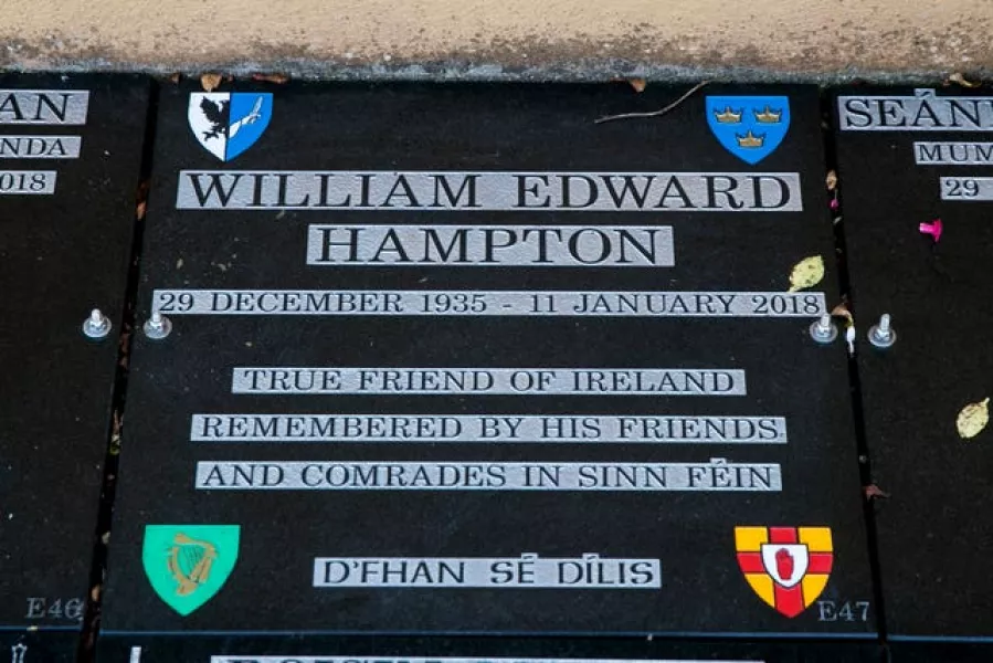 Memorial to William Edward Hampton
