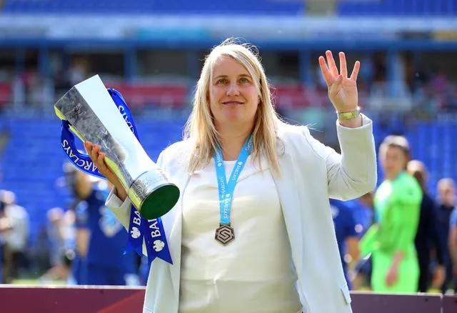 Emma Hayes has had a trophy-filled time with the Blues