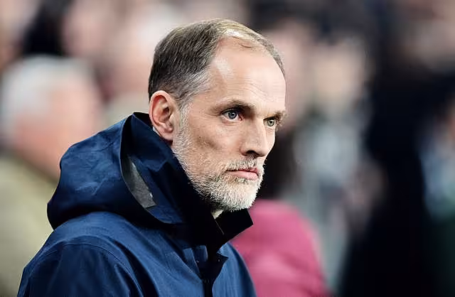 England manager Thomas Tuchel on the touchline during his side's game against Latvia