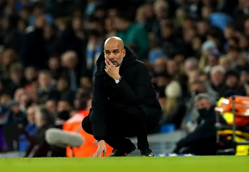 Manchester City manager Pep Guardiola missed a press conference on Friday after returning an inconclusive Covid-19 test