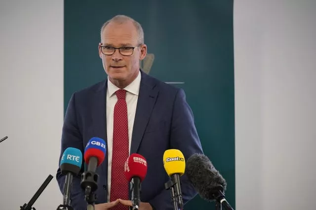 Foreign Affairs minister Simon Coveney in Belfast