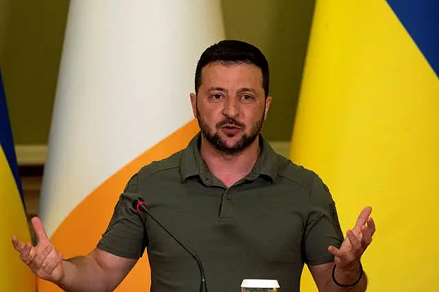 Ukraine’s President Volodymyr Zelensky