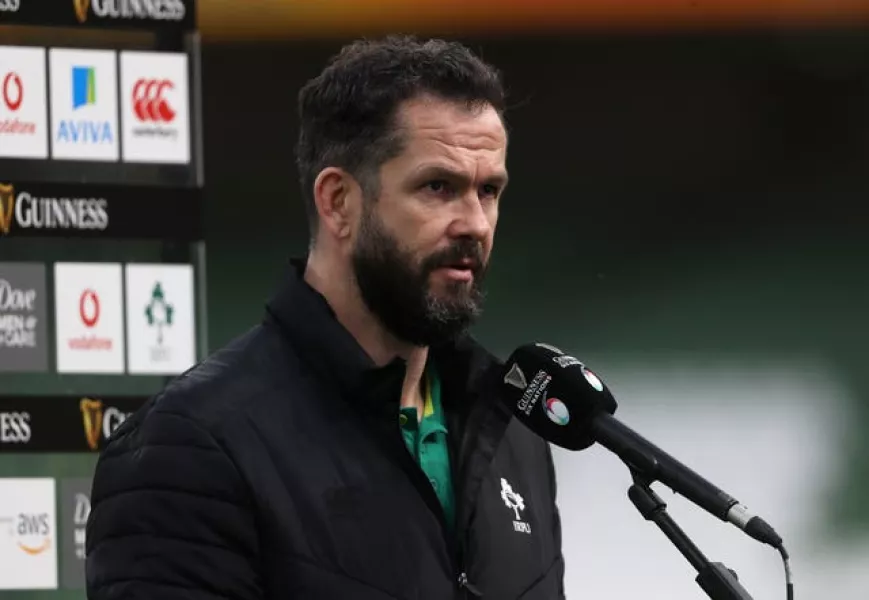 Ireland head coach Andy Farrell has 12 uncapped players in his summer squad