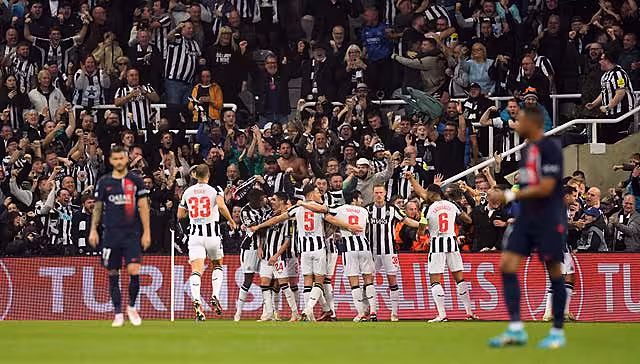 Newcastle celebrate
