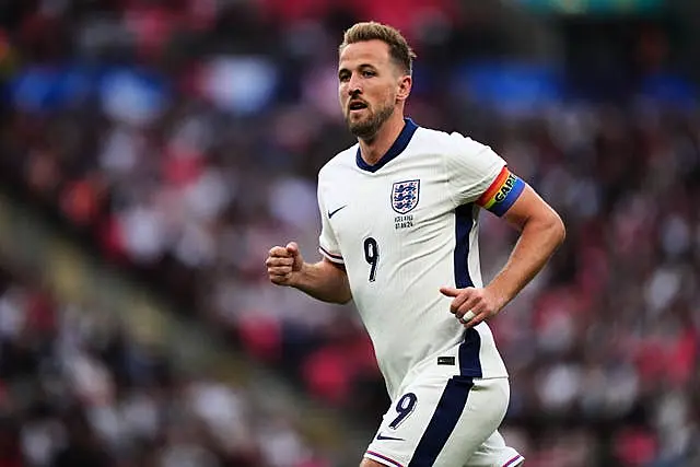 England’s Harry Kane during the friendly loss to Iceland