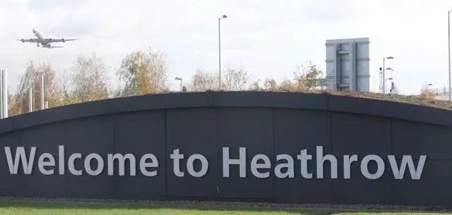 Heathrow Airport signage