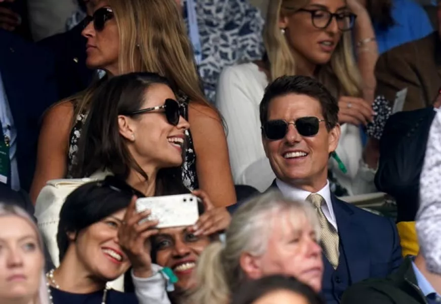 Actor Tom Cruise and actress Hayley Atwell 