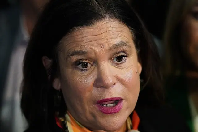 Sinn Fein president Mary-Lou McDonald