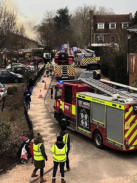 Fire in Surrey vaccination centre