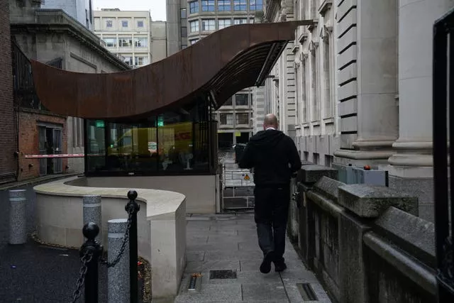 Leinster House security hut