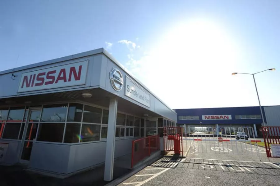 A general view of the Nissan Factory in Sunderland (Owen Humphreys/PA)