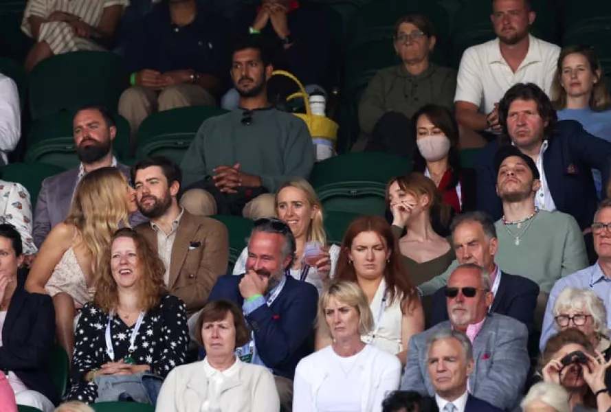 Roxy Horner, Jack Whitehall, Phoebe Dynevor and Pete Davidson 