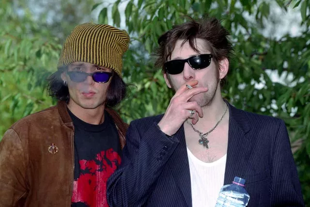 Johnny Depp with Shane MacGowan