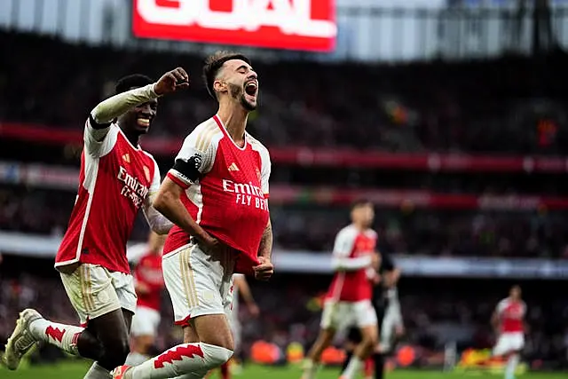 Fabio Vieira celebrates scoring from the spot 