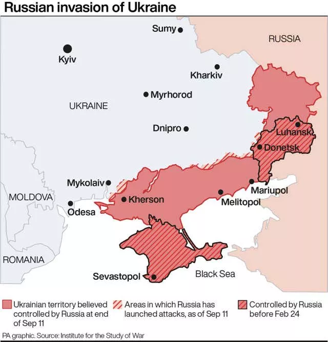 POLITICS Ukraine graphic of territory