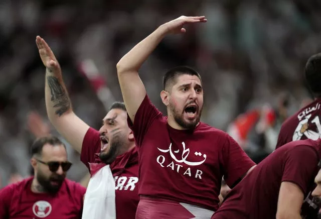 A Qatar fan