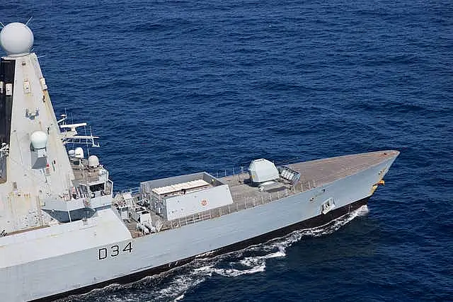 HMS Diamond in the Red Sea