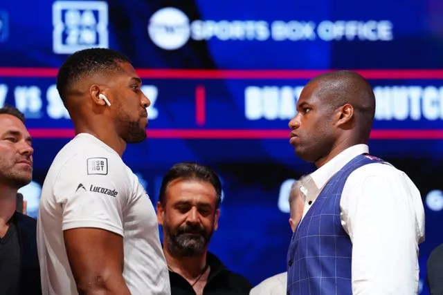 Anthony Joshua and Daniel Dubois clash at Wembley on Saturday