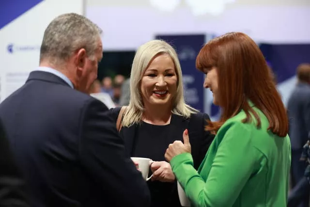 Sinn Fein Stormont leader Michelle O’Neill