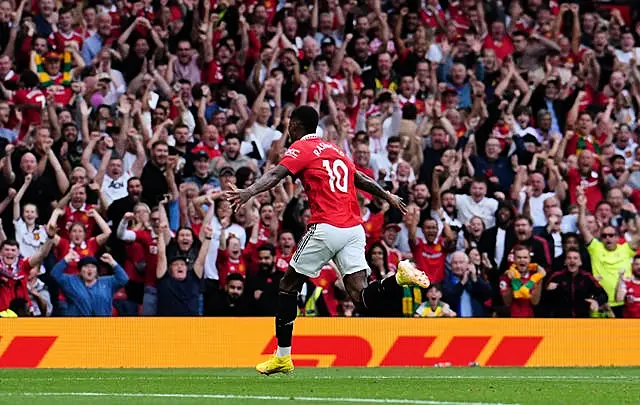 Marcus Rashford scored a brace in September's 3-1 win against Arsenal