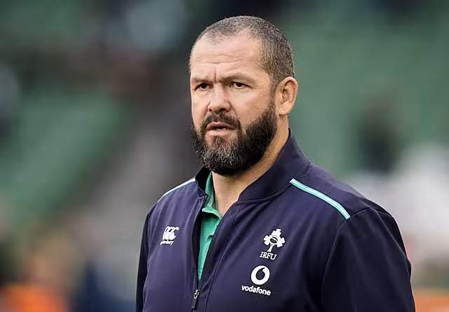 Ireland head coach Andy Farrell