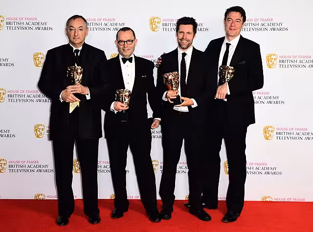 House of Fraser BAFTA TV Awards 2016 – Press Room – London
