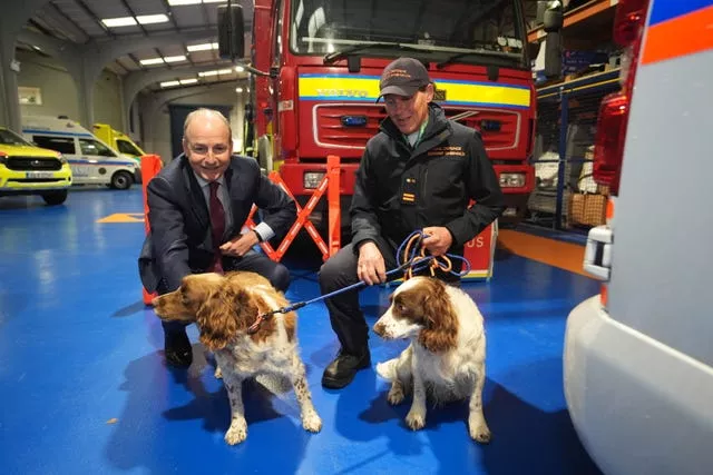 Opening of Civil Defence headquarters in Dublin