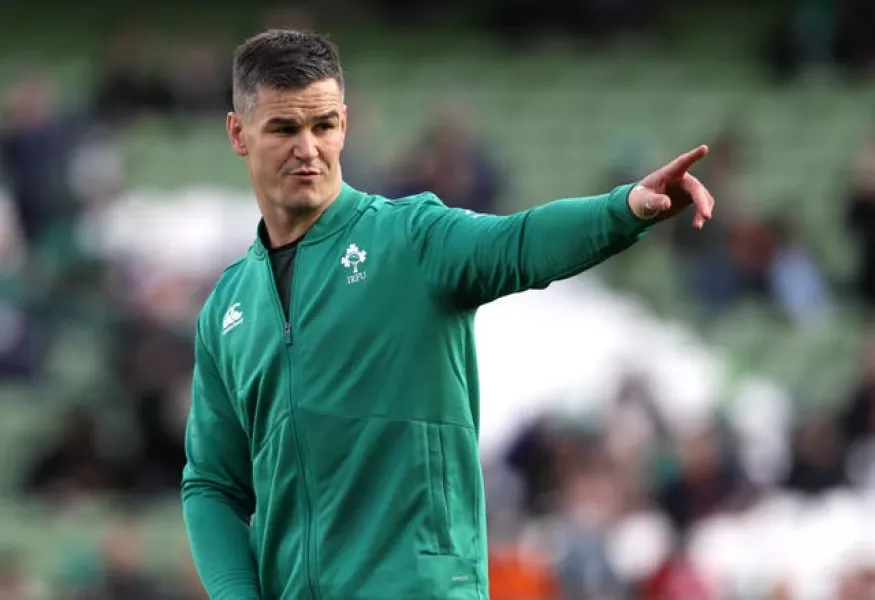 Ireland captain Johnny Sexton will be on the bench against Italy