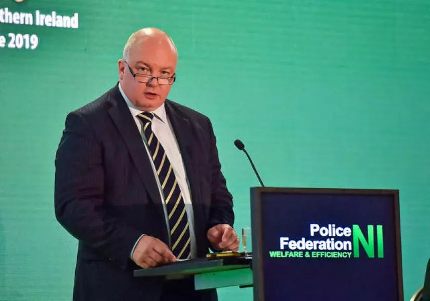 Police Federation for Northern Ireland chairman Mark Lindsay 