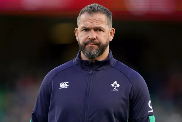 Andy Farrell celebrated another win as Ireland head coach
