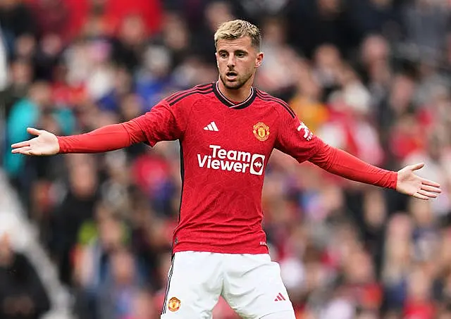 Mason Mount in action for Manchester United