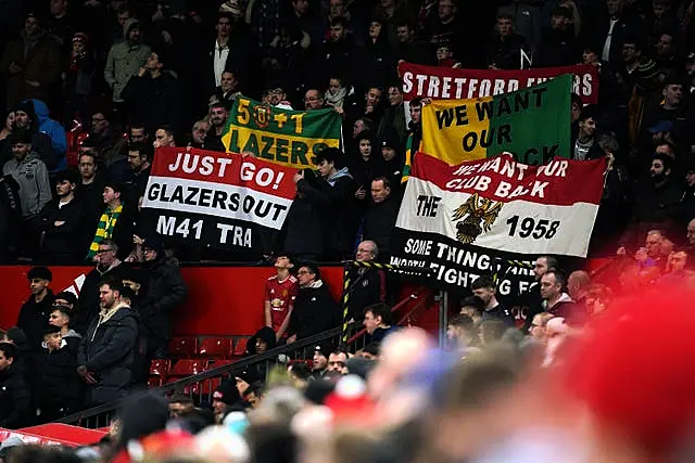Manchester United fans have protested frequently against the Glazers' ownership