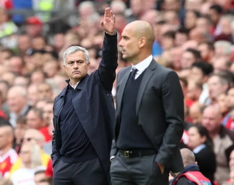 Jose Mourinho (left) and Pep Guardiola (right) have history dating back more than a decade
