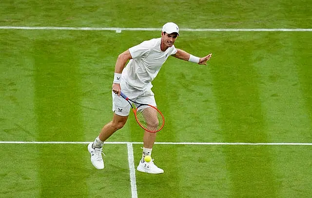 Andy Murray on court