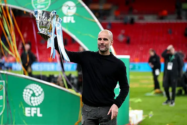 Pep Guardiola is looking to win another Carabao Cup trophy 