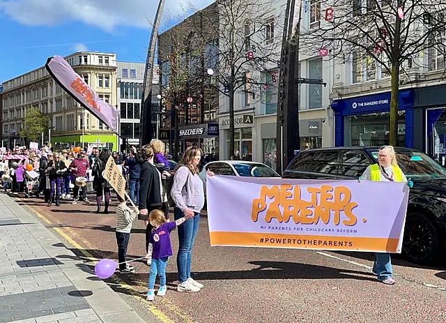 Childcare protest – Belfast