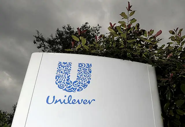 A Unilever sign