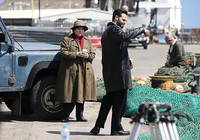 Vera filming in North Tyneside