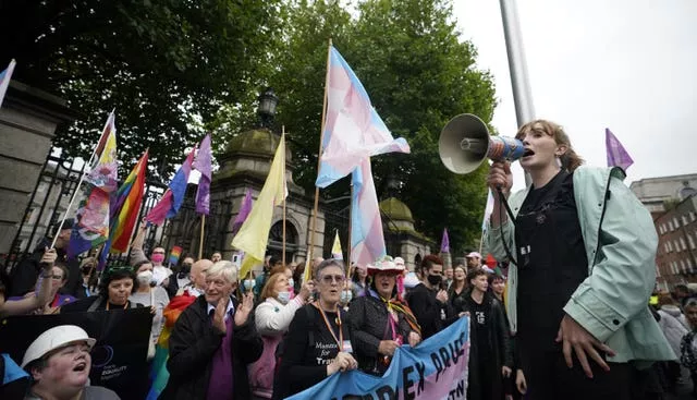 Trans protests Ireland