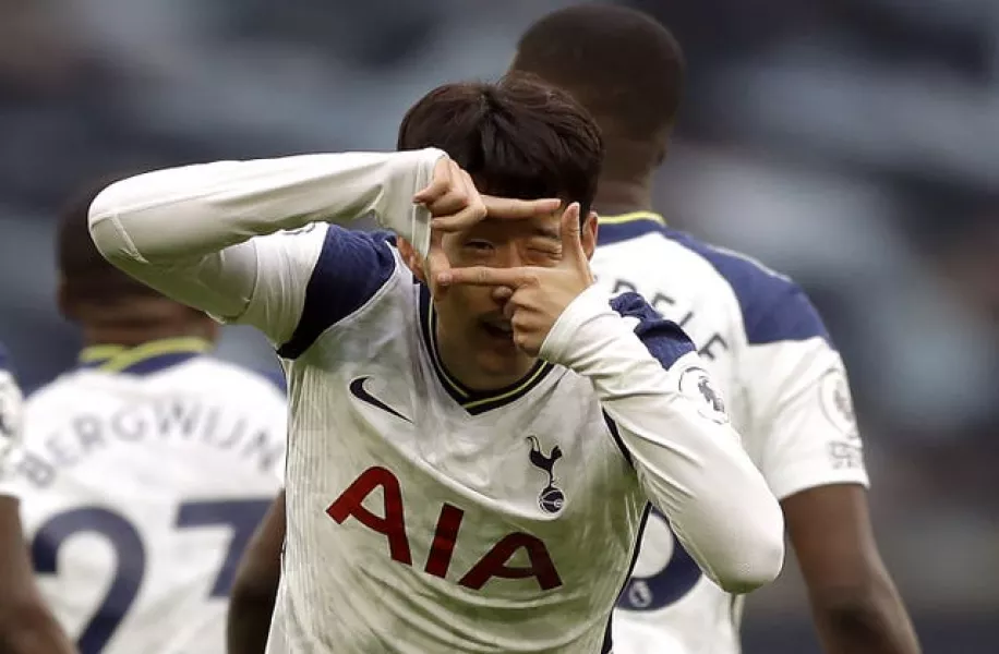 Son's new goal celebration has been aired nine times in eight games this season 