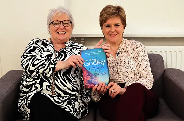 Janey Godley and Nicola Sturgeon