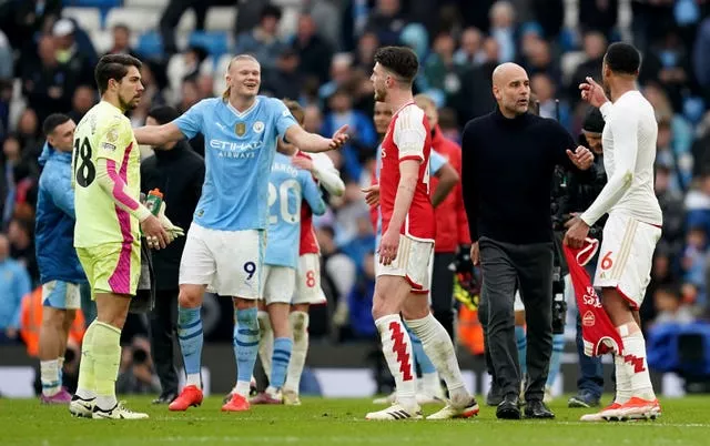 Manchester City and Arsenal could not be separated