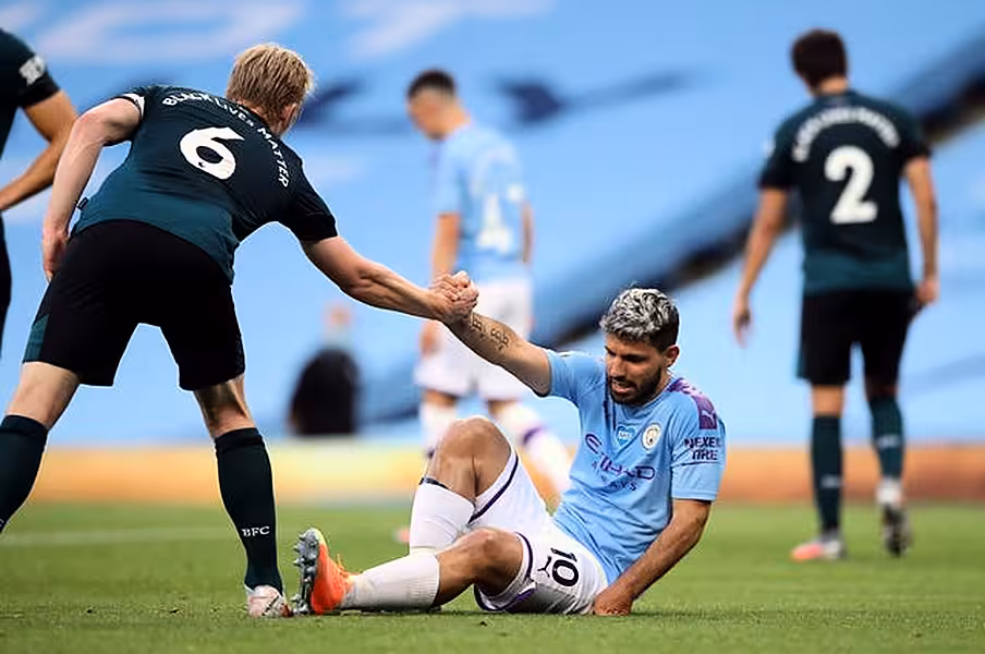 Aguero required surgery after suffering a knee injury last season
