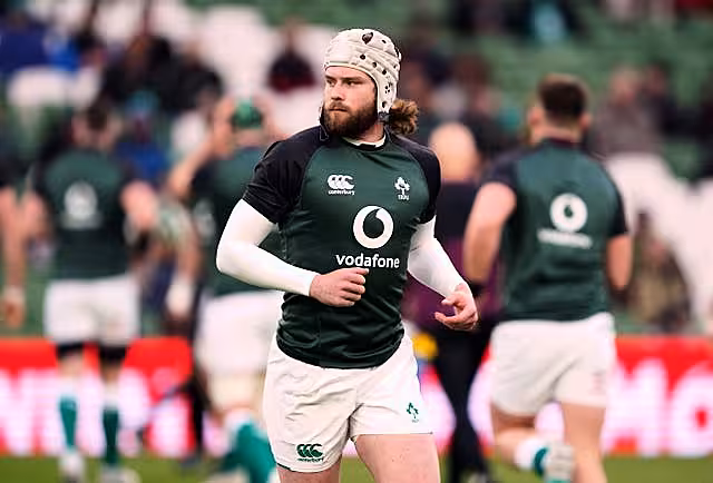 Ireland wing Mack Hansen is preparing to face his native Australia