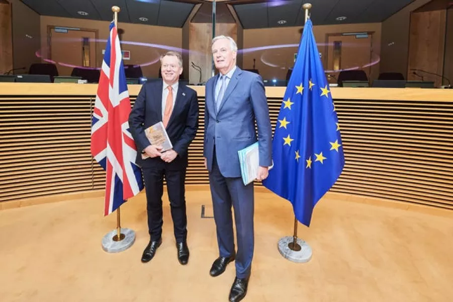 Lord Frost and Michel Barnier