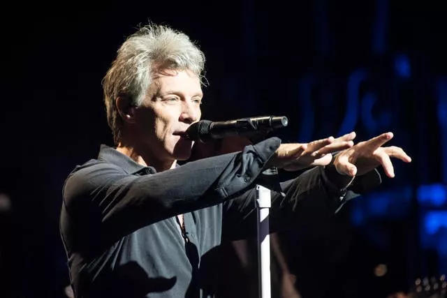 Jon Bon Jovi on stage