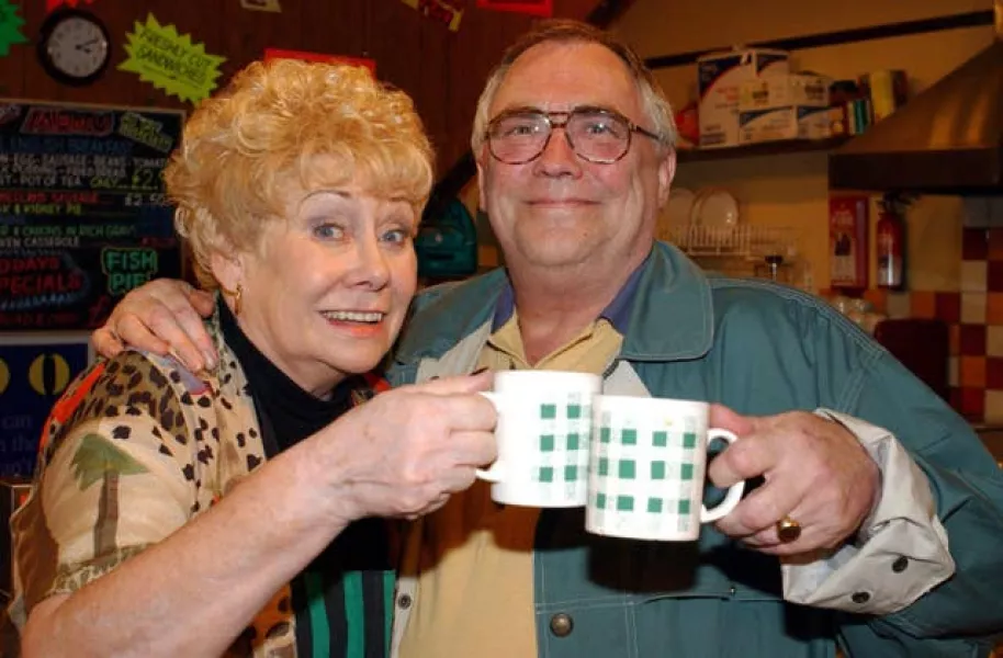 Bill Tarmey and Liz Dawn