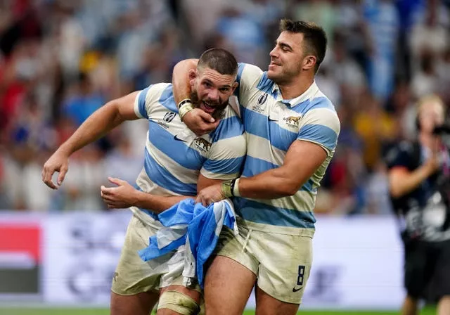 Argentina stunned Wales in the quarter-finals